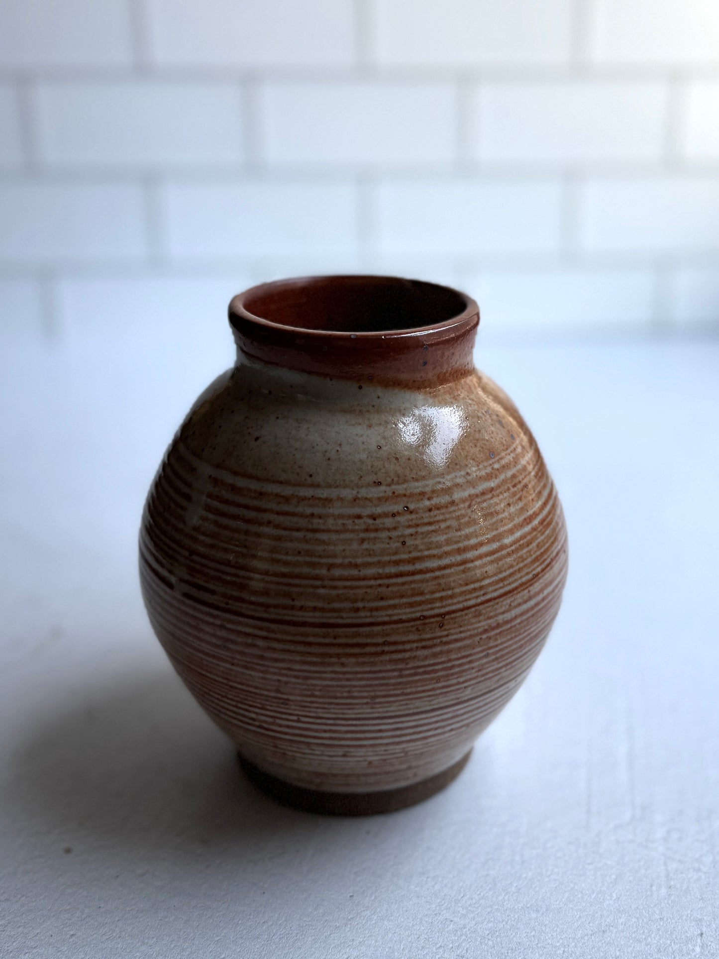 Shino Moon Vase