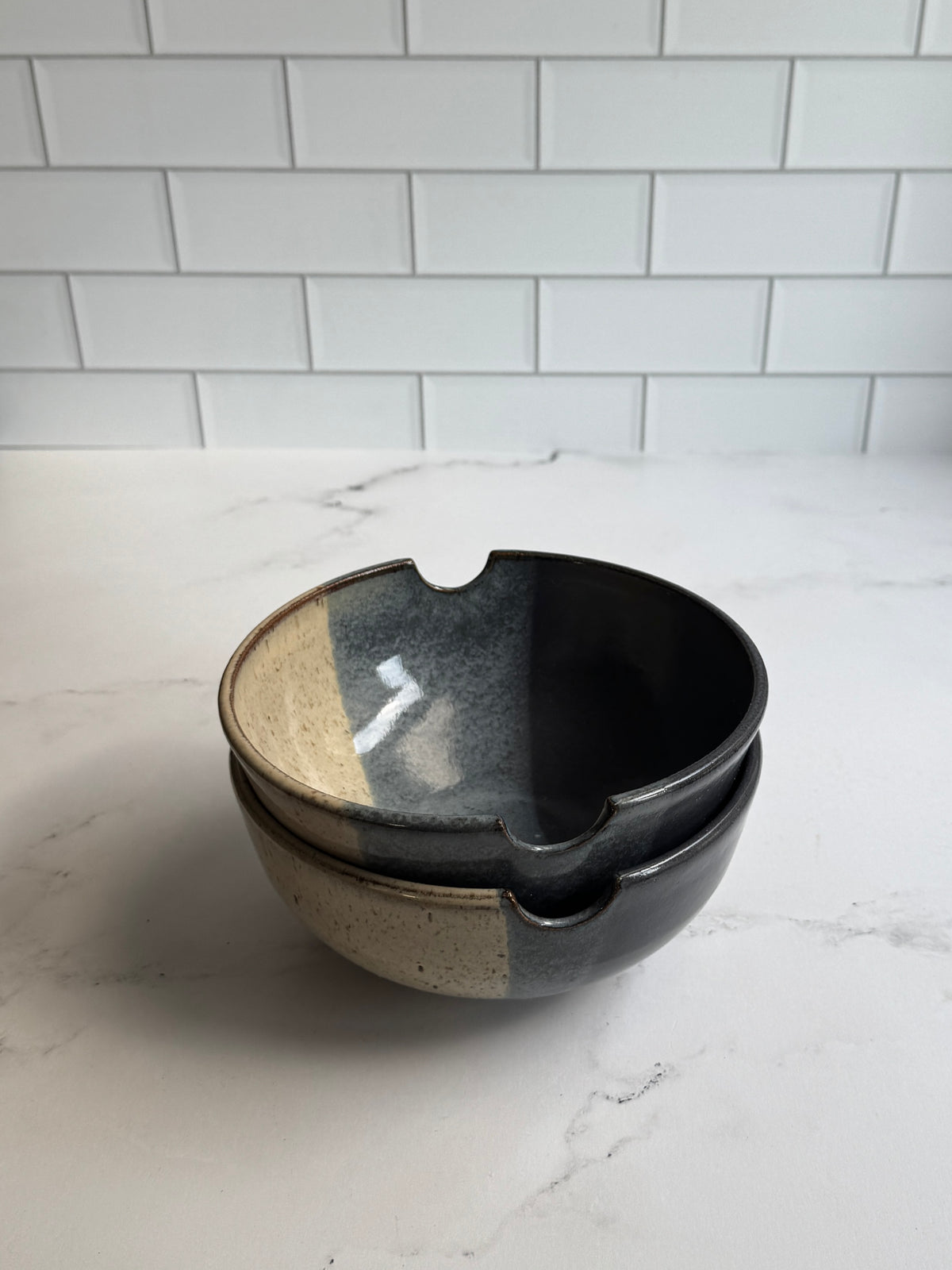 Indigo Ombre Ramen Bowls