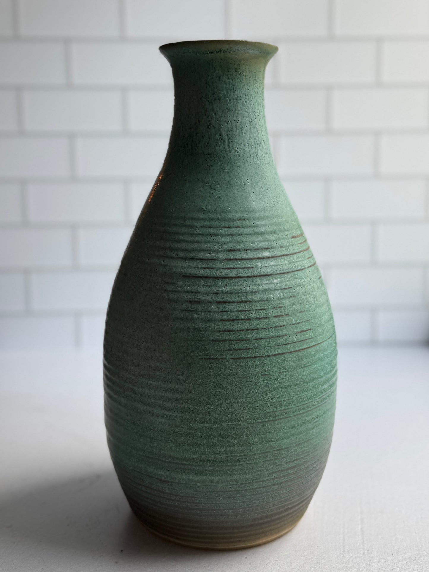 Textured Patina Vase