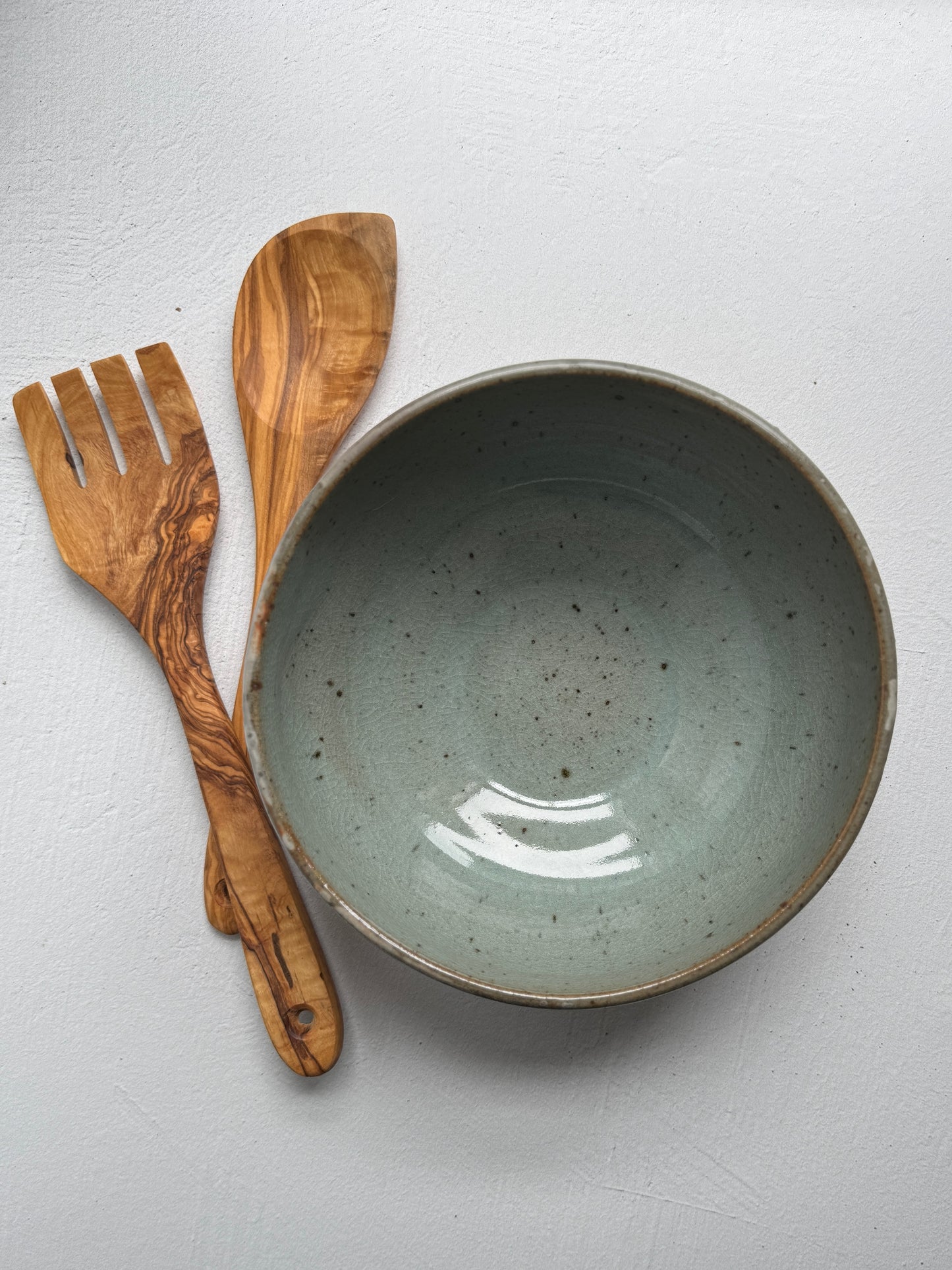 Shino Celadon Bowl (L)