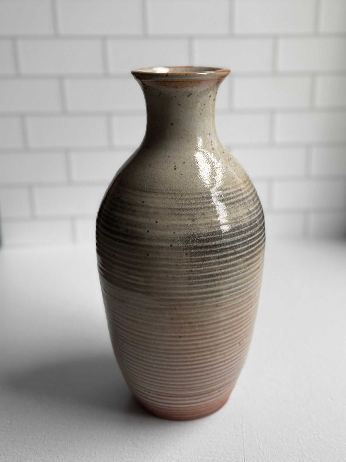 Textured Shino Vase