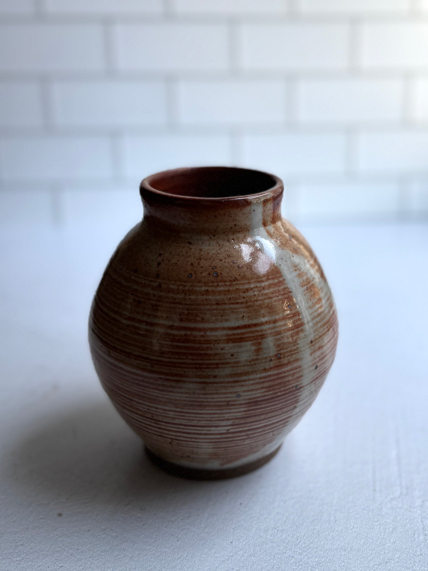 Shino Moon Vase
