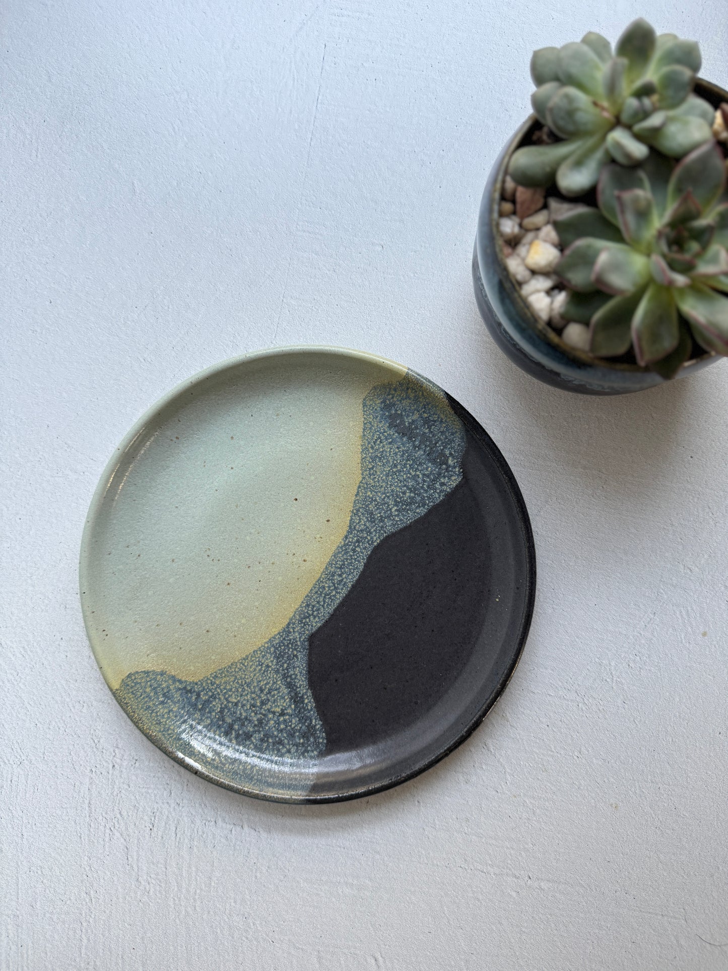Mint /Indigo Ombre Plate