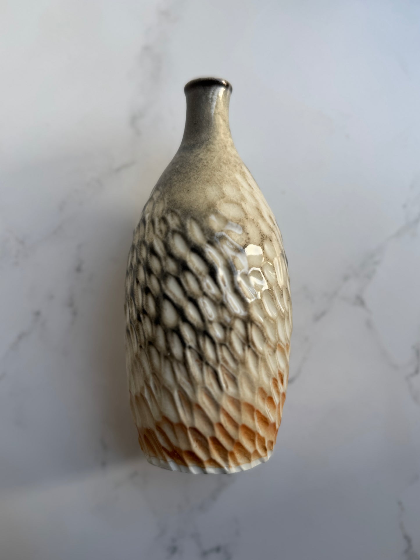 Feather Textured Vases
