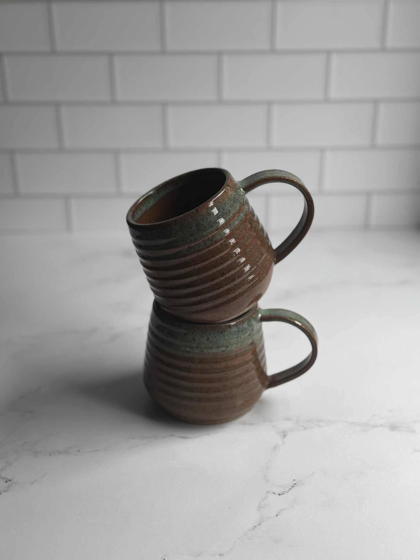 Brown Sea Mist Textured Mug