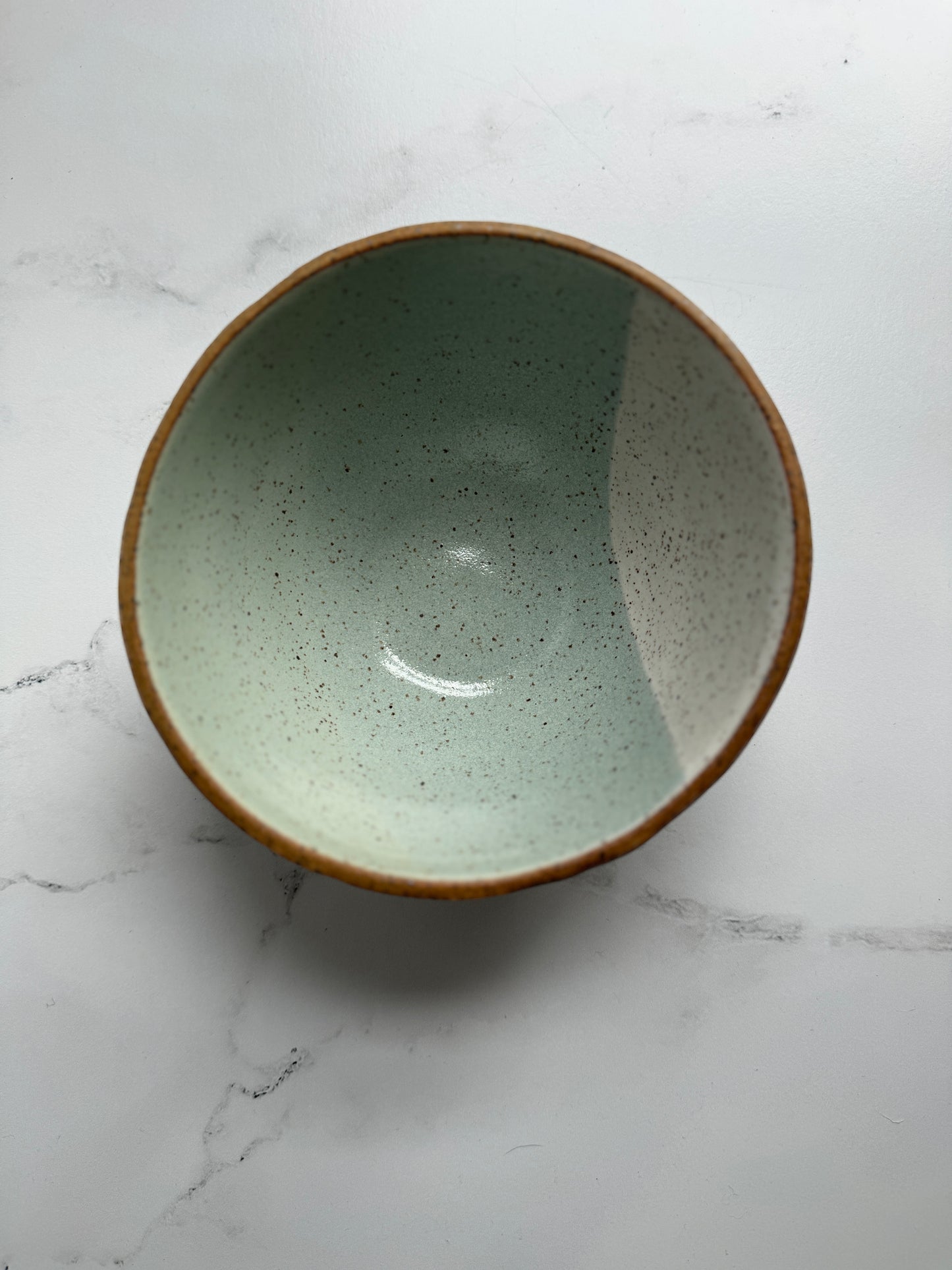 Celadon/ white bowl