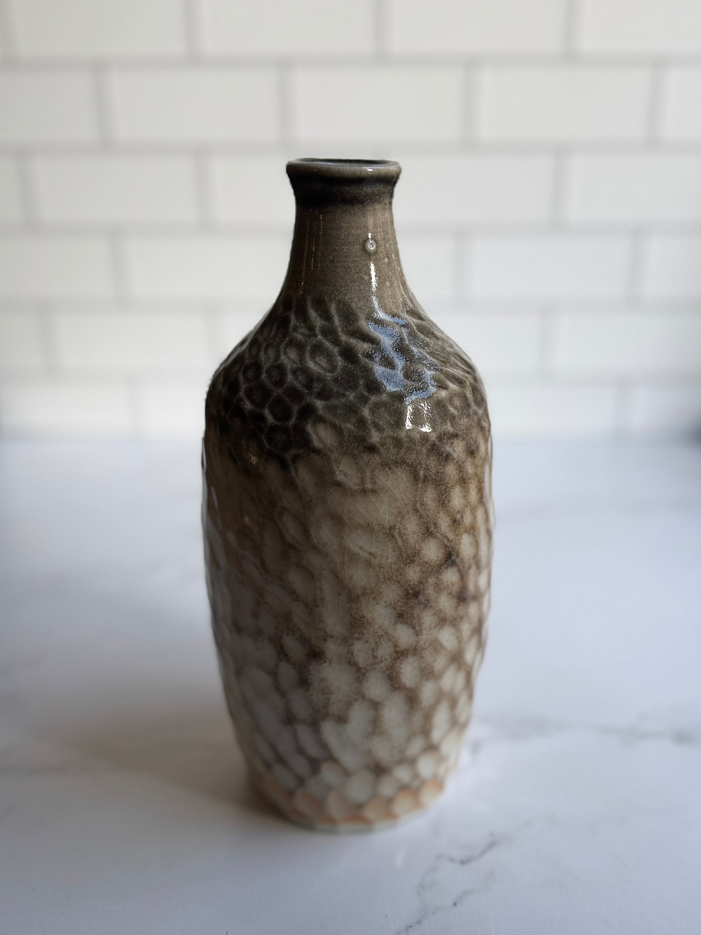 Feather Textured Vases