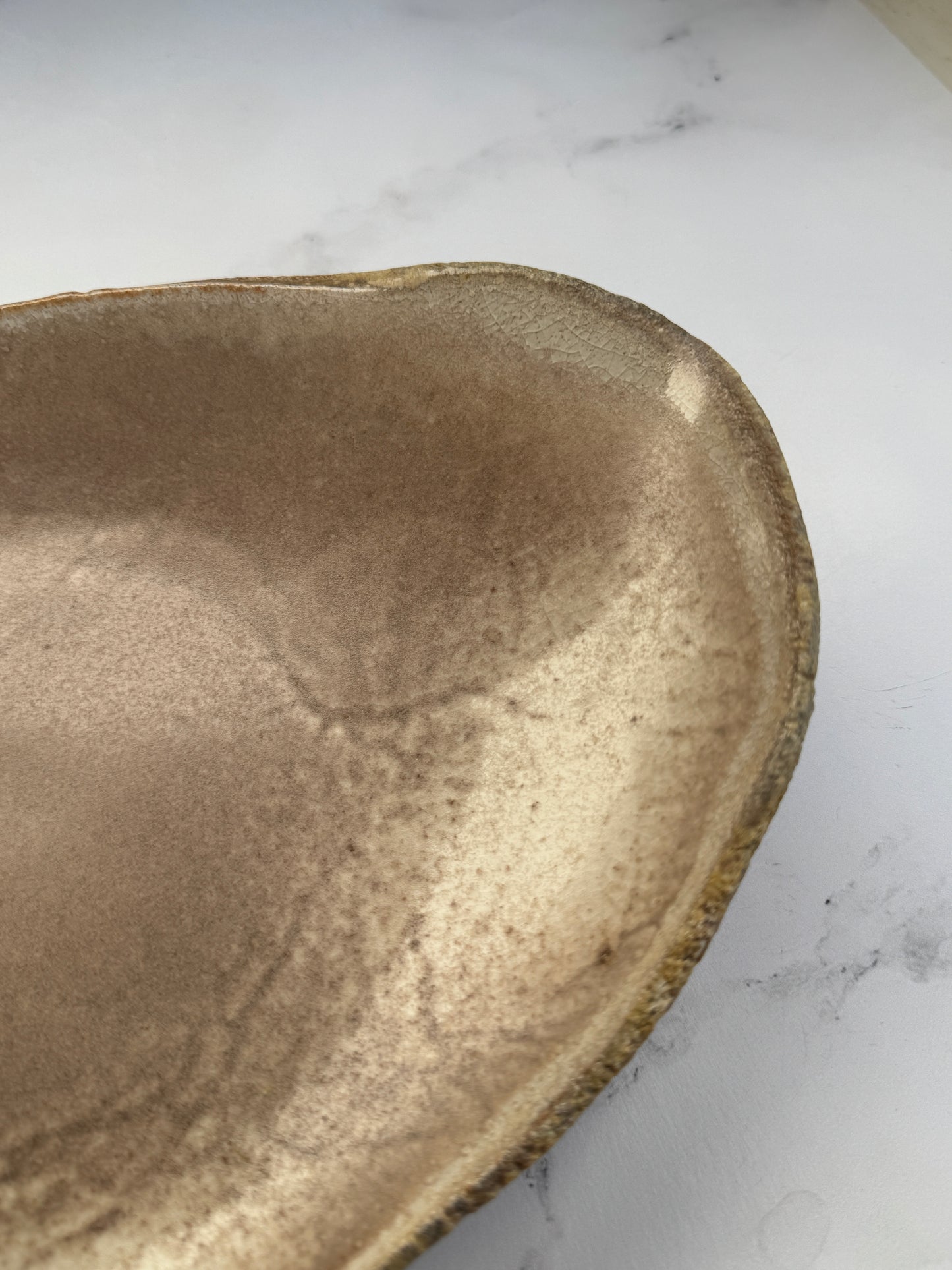 Shino Wood Fired Slab Platter