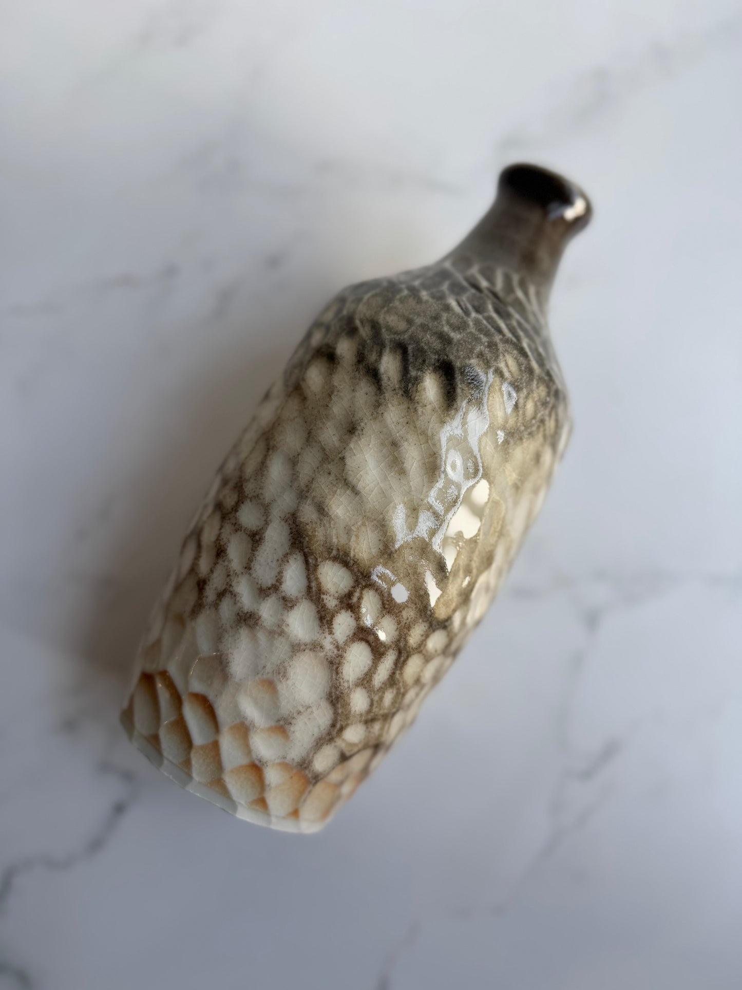 Feather Textured Vases