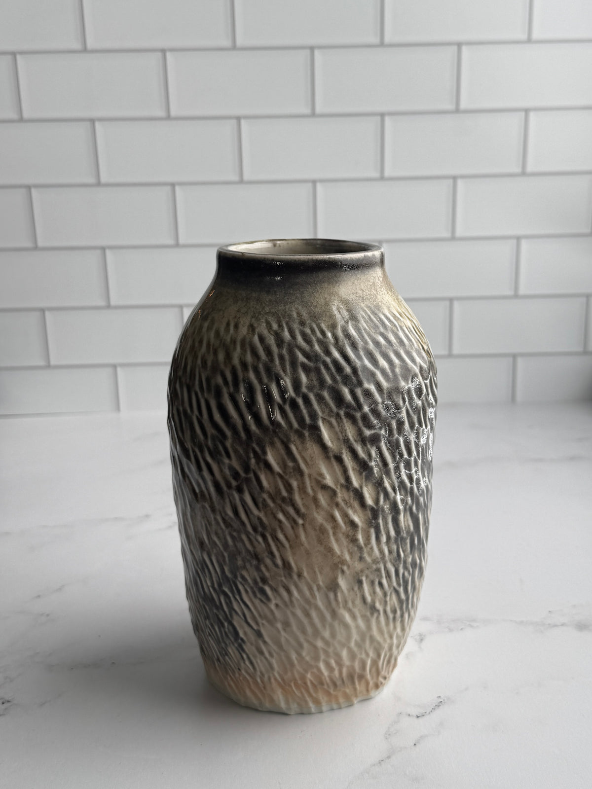 Feather Textured Vase