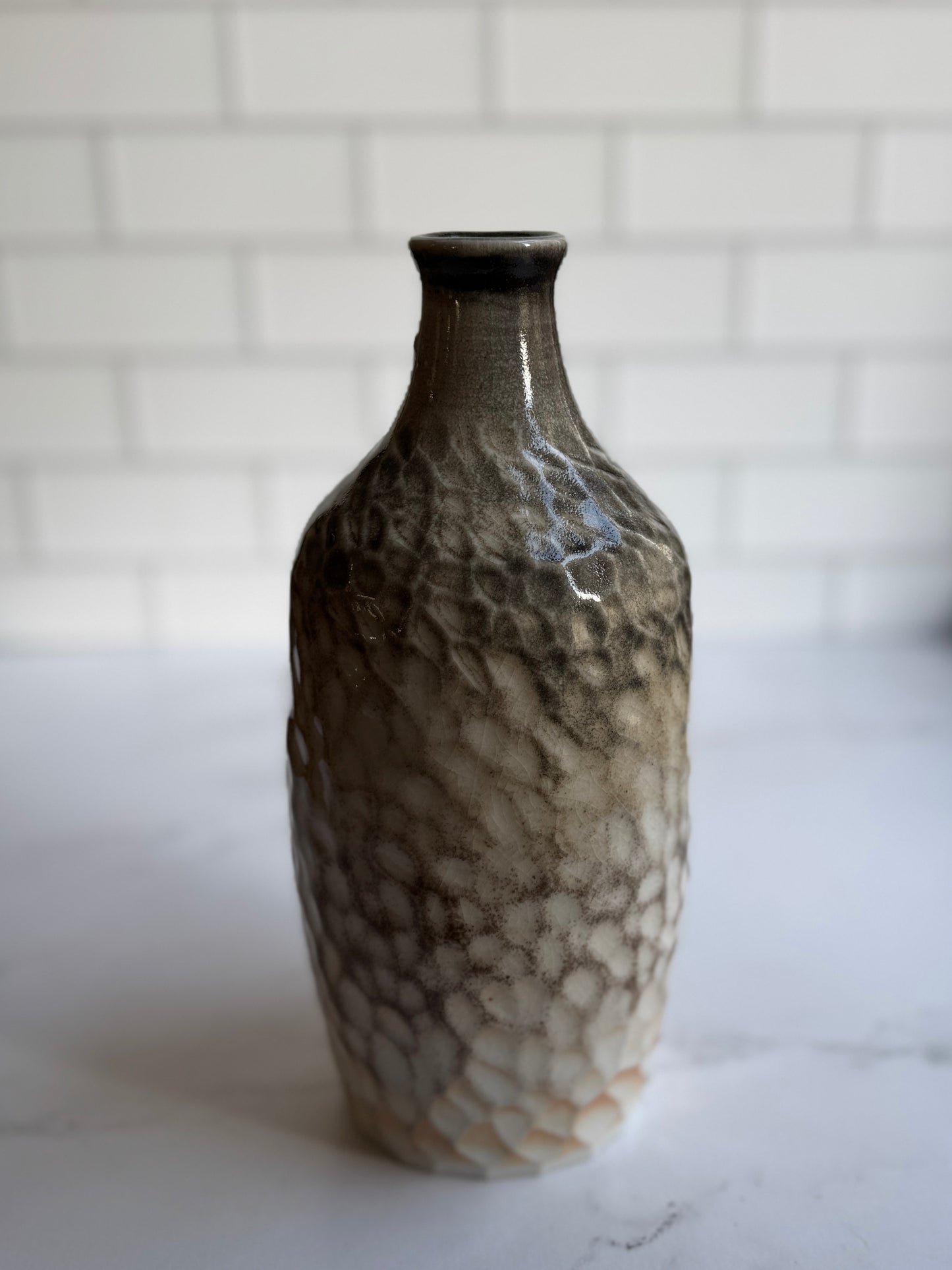 Feather Textured Vases