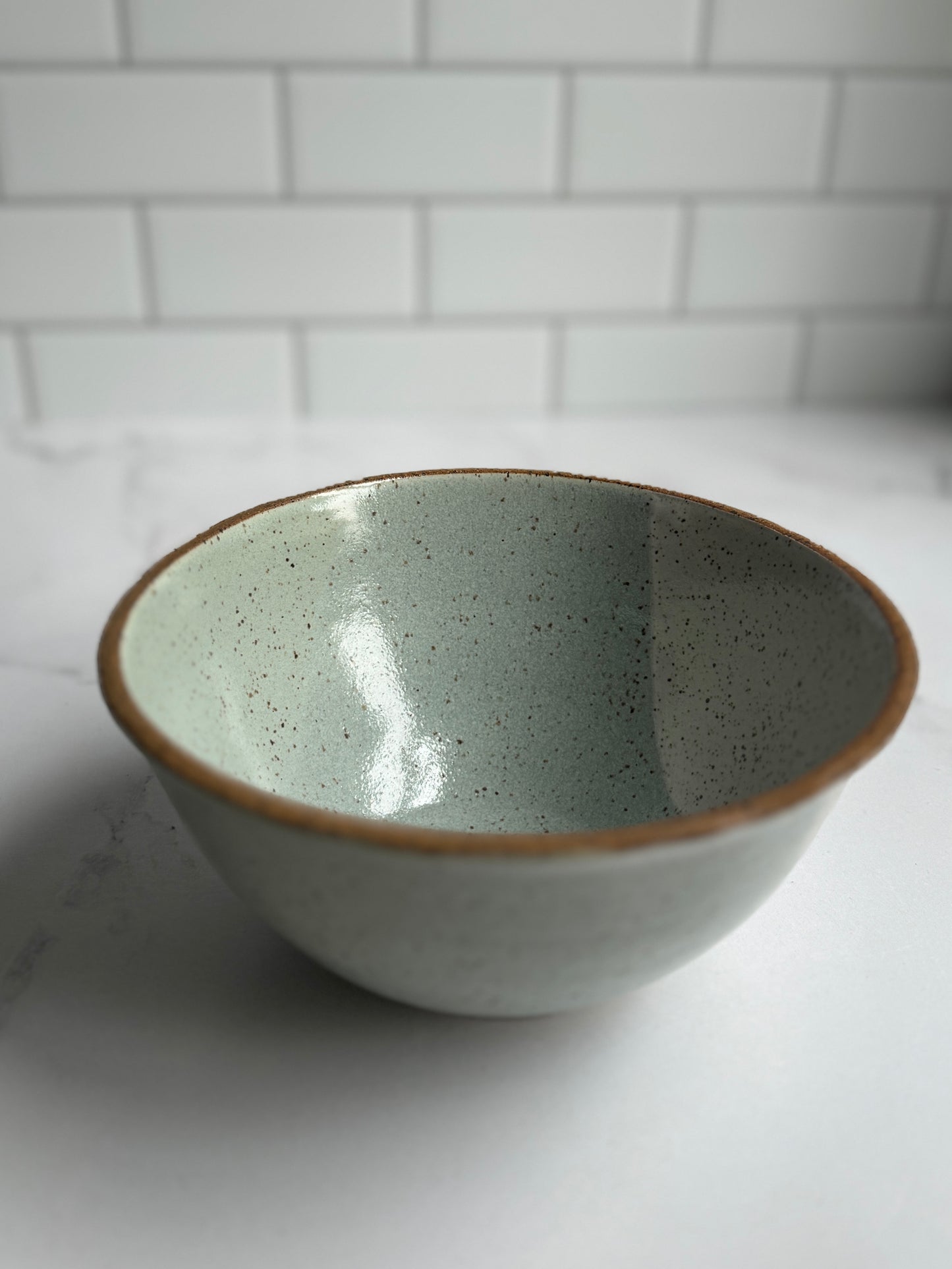 Celadon/ white bowl