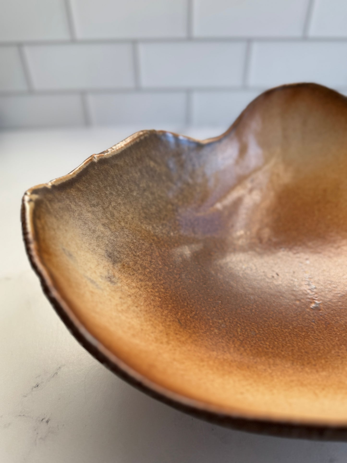 Shino Wood Fired Bowl (large)
