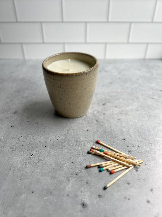Handmade candle- birch