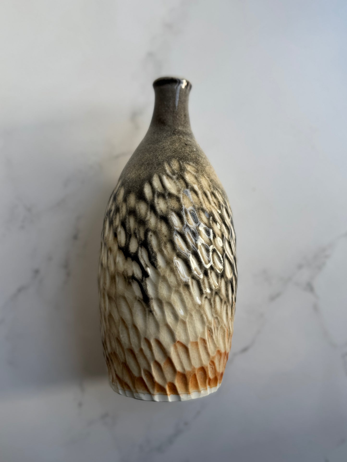 Feather Textured Vases