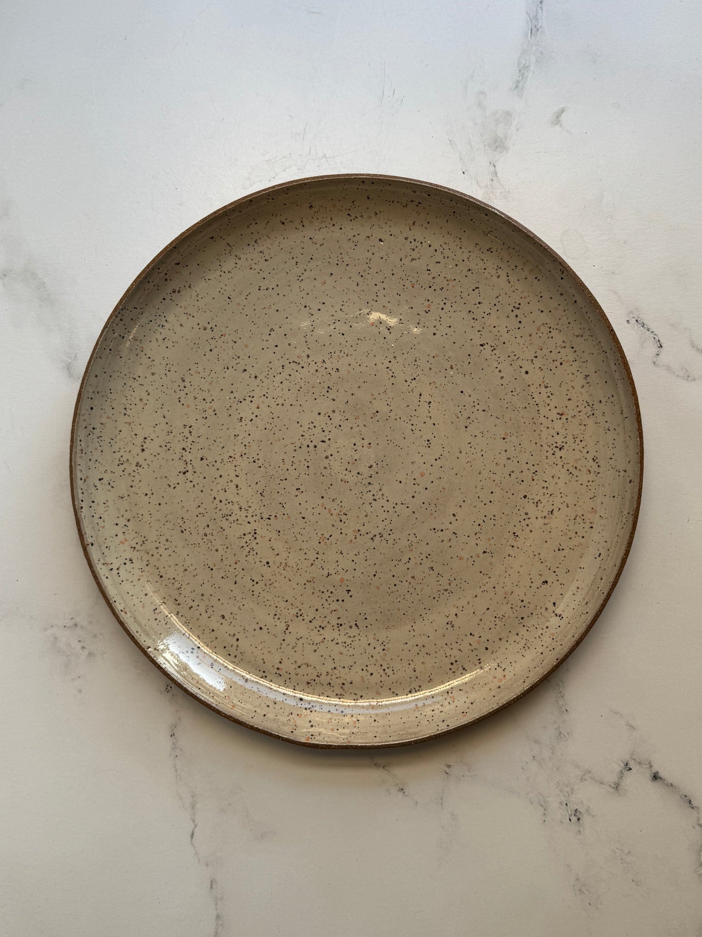 Speckled Vanilla Plate
