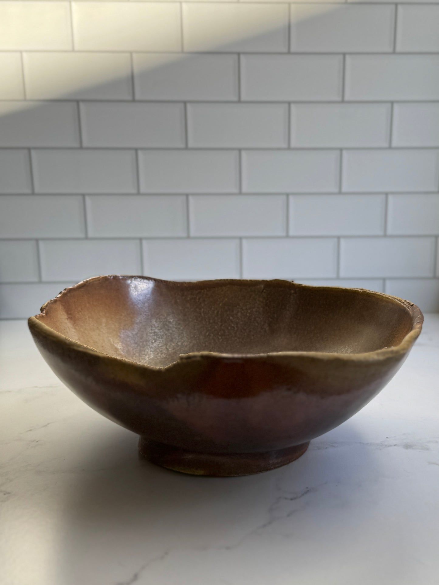 Shino Wood Fired Bowl (large)