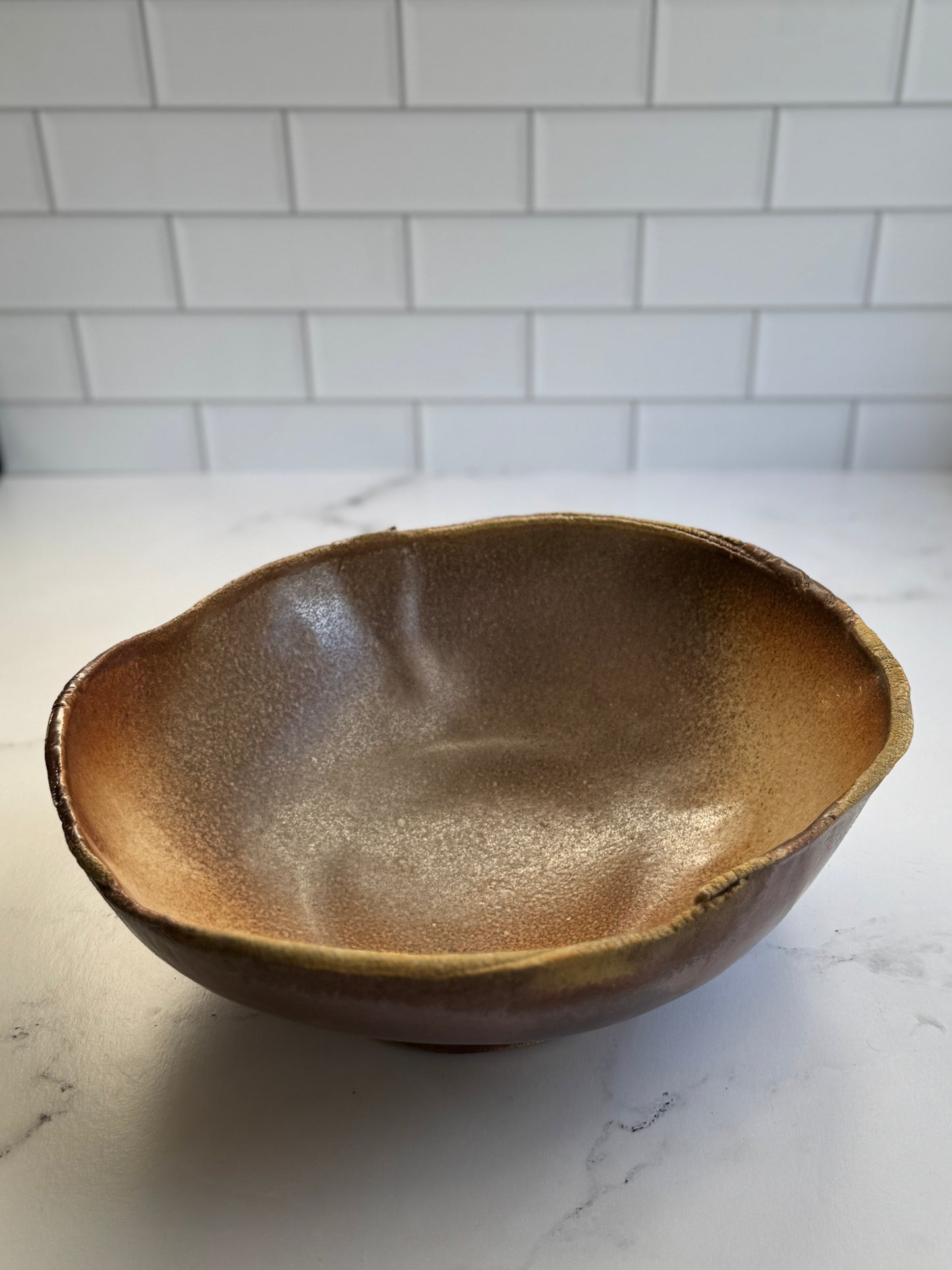 Shino Wood Fired Bowl (large)