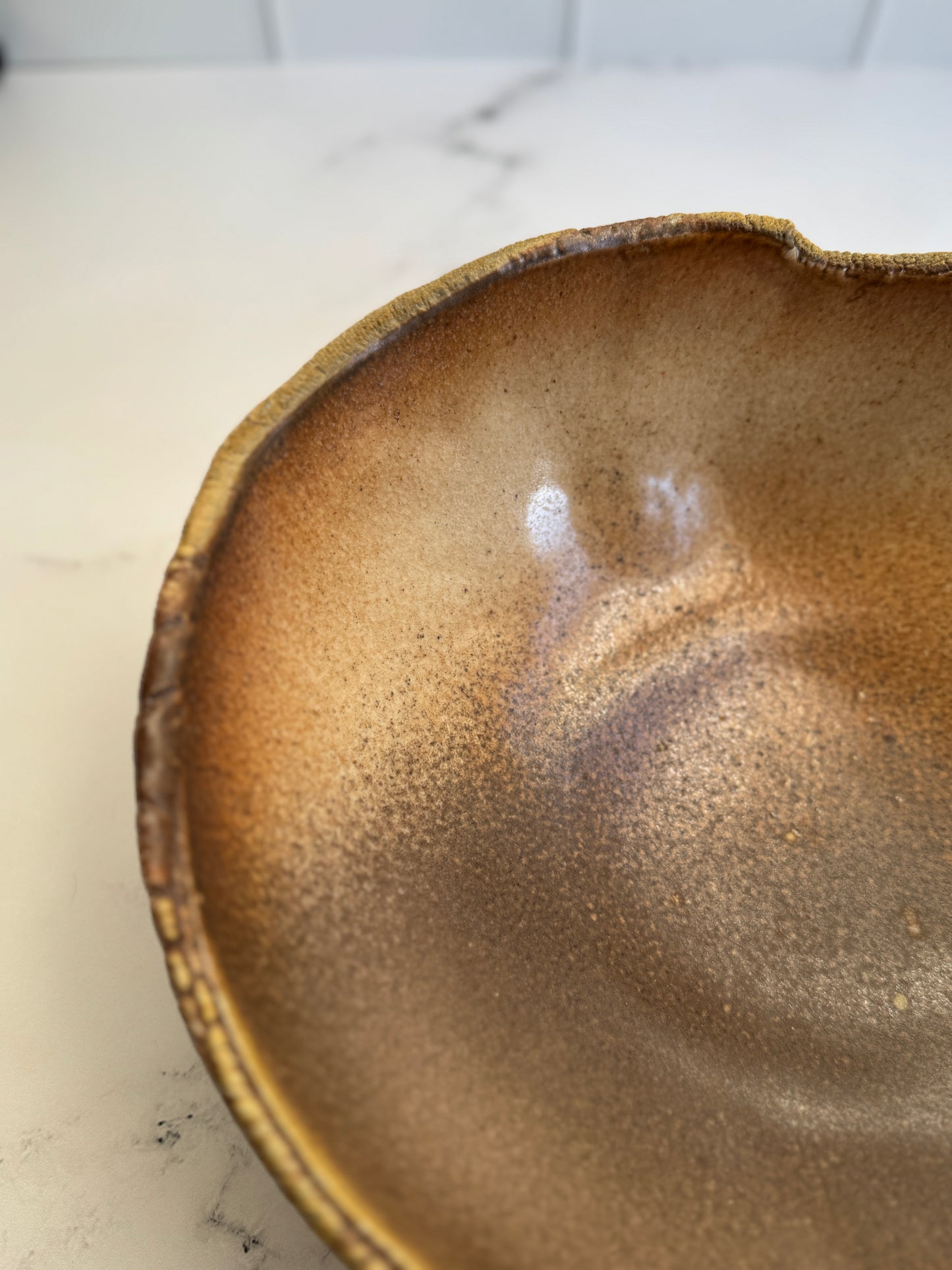 Shino Wood Fired Bowl (large)