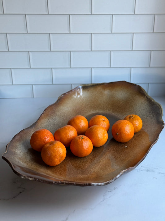 Shino Wood Fired Platter (XL)