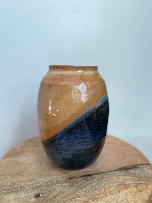 Khaki Midnight Vase