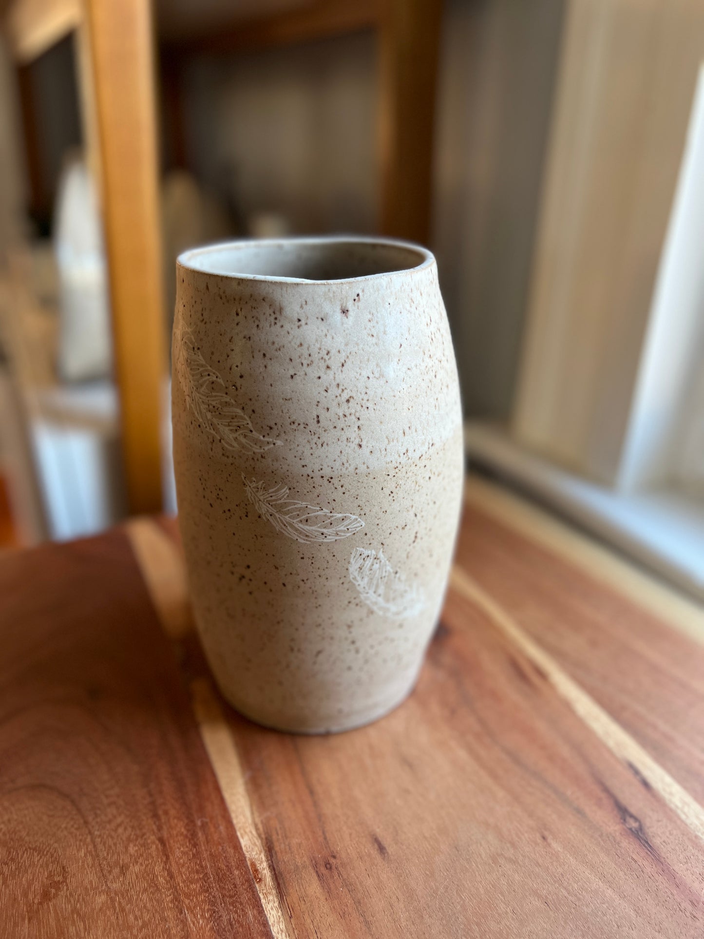 Rowan Feather Vase